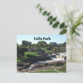 Herfst Park, Sioux Herfsten, South Dakota Briefkaart (Staand voorkant)