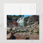 Herfst Park, Sioux Herfsten, South Dakota Briefkaart (Voorkant / Achterkant)