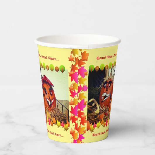 Herfst Partij Papieren Bekers (Rechts)