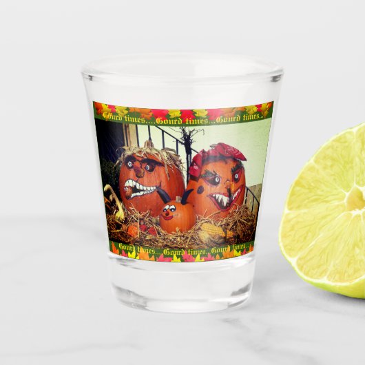 Herfst Partij Shot Glas (Voorkant)