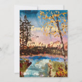 Herfst Party Invitation Kaart (Voorkant)