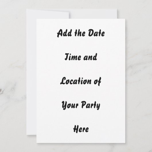  Herfst Party Invitation Kaart (Achterkant)