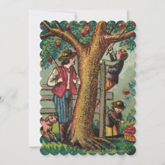 Herfst Party Invitation Kaart (Voorkant)