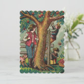 Herfst Party Invitation Kaart (Staand voorkant)