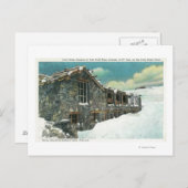 Herfst Pass Trail Ridge Museum Bldg Briefkaart (Voorkant / Achterkant)