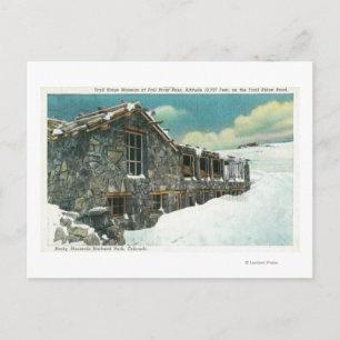 Herfst Pass Trail Ridge Museum Bldg Briefkaart