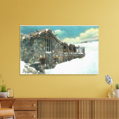 Herfst Pass Trail Ridge Museum Bldg Canvas Afdruk (Insitu (Woonkamer))