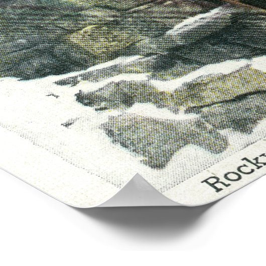 Herfst Pass Trail Ridge Museum Bldg Poster (Hoek)