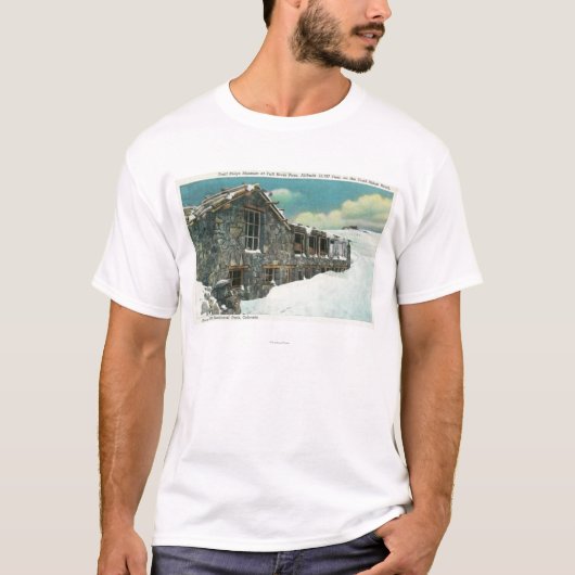 Herfst Pass Trail Ridge Museum Bldg T-shirt (Voorkant)
