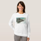 Herfst Pass Trail Ridge Museum Bldg T-shirt (Voorkant volledig)