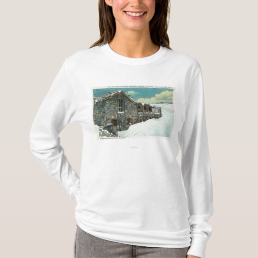 Herfst Pass Trail Ridge Museum Bldg T-shirt (Voorkant)