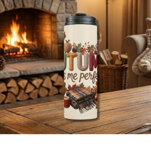 Herfst past perfect bij mij Yarn Art Thermosbeker