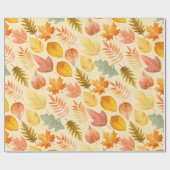Herfst Pastel Kleuren Cadeaupapier (Vlak)
