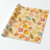 Herfst Pastel Kleuren Cadeaupapier (Uitgerold)