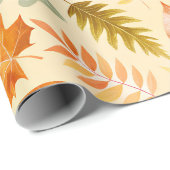 Herfst Pastel Kleuren Cadeaupapier (Rol Hoek)