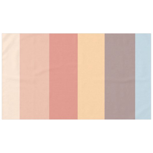 Herfst pastel kleurenschema tafelkleed (Voorkant (Horizontaal))