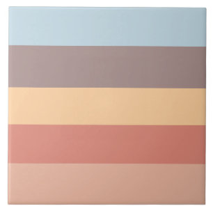Herfst pastel kleurenschema tegeltje