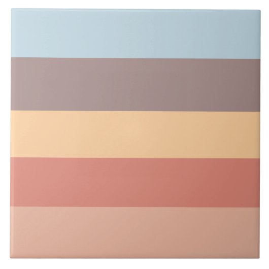 Herfst pastel kleurenschema tegeltje (Voorkant)