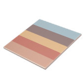 Herfst pastel kleurenschema tegeltje (Zijkant)