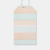 Herfst Pastel Pumpkin Gender Reveal Dank u Label Cadeaulabel (Achterkant)