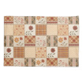 Herfst Patchwork Bloemendeken Hoes & Kussen Hoes (Achterkant)