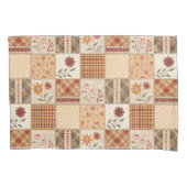 Herfst Patchwork Bloemendeken Hoes & Kussen Hoes (Voorkant)