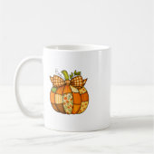Herfst Patchwork Pompoen Herfst Halloween Thanksgi Koffiemok (Links)