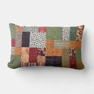 Herfst Patchwork Quilt Kussen