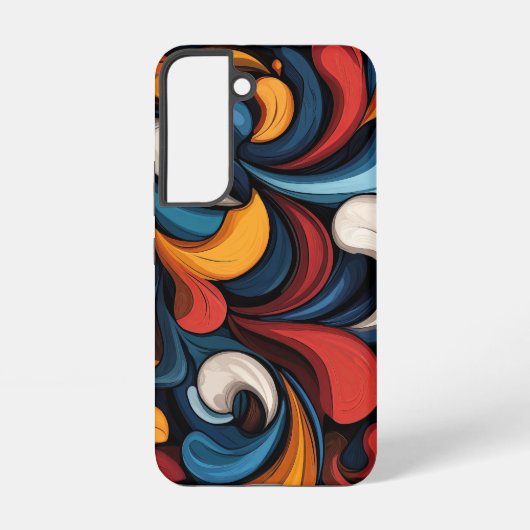 Herfst Patchwork Samsung Galaxy Hoesje (Achterkant)