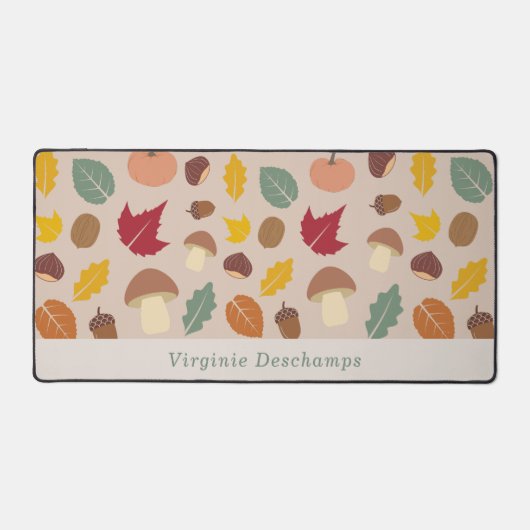 Herfst Patroon Desk Mat (Voorkant)