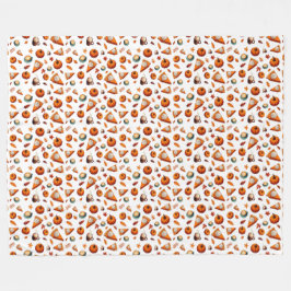 Herfst Patroon Fleece Deken