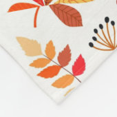 Herfst Patroon Fleece Deken (Hoek)