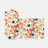 Herfst Patroon Gift Box Bedankdoosjes (Uitgevouwen)