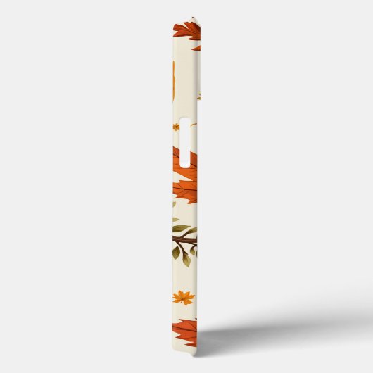 Herfst Patroon iPhone Case (Achterkant / Rechts)