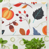 Herfst Patroon Keukenhanddoek (Gevouwen)
