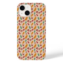 Herfst Patroon Leaf iPhone Case