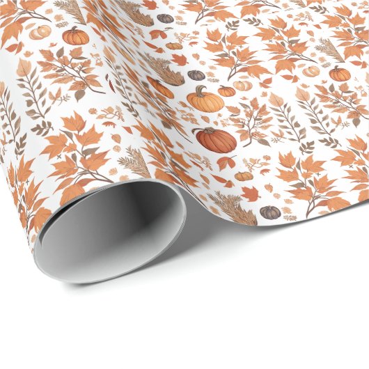 Herfst patroonontwerp cadeaupapier (Rol Hoek)