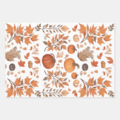 Herfst patroonontwerp inpakpapier vel (Voorkant)