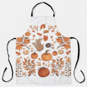 Herfst patroonontwerp schort (Voorkant)