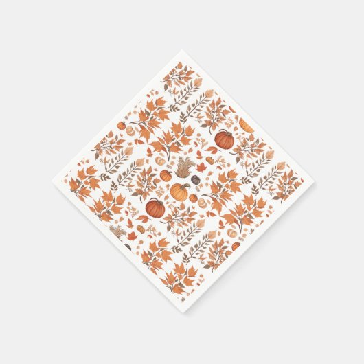 Herfst patroonontwerp servet (Hoek)