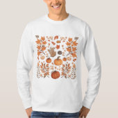 Herfst patroonontwerp t-shirt (Voorkant)