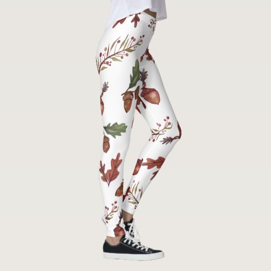 Herfst Pattern Aangepaste Leggings (Rechts)