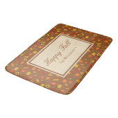 Herfst Pattern Family Achternaam Brown Badmat (Gekanteld)