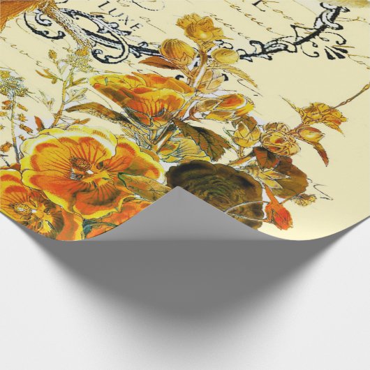 Herfst pauw cadeaupapier (Hoek)