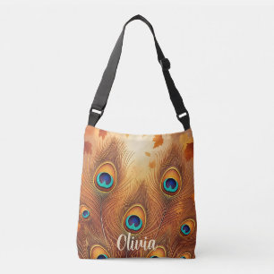 Herfst Pauwveer Val Crossbody Tas