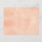 Herfst Peach Green Pumpkin Rustic Floral Advice Informatiekaartje (Achterkant)