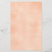 Herfst Peach Pumpkin Rustic Floral wil Baby (Achterkant)