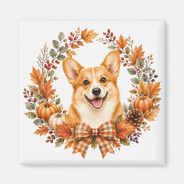 Herfst Pembroke Welsh Corgi Magneet