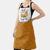 Herfst Pembroke Welsh Corgi (red 1) Pumpkins Cute Schort (Insitu)
