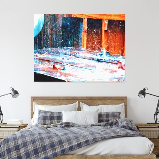 Herfst Percussie Canvas Afdruk (Insitu (Slaapkamer))